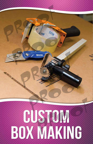Custom Box Making Signage