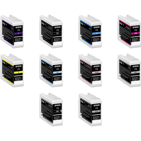 Epson SureColor P700 UltraChrome PRO10 Ink Cartridges (25mL)