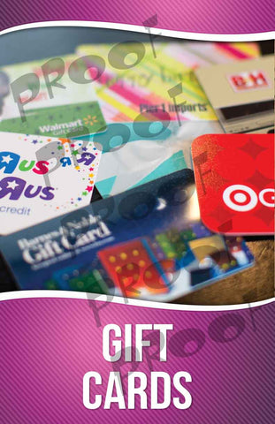 Gift Cards Signage