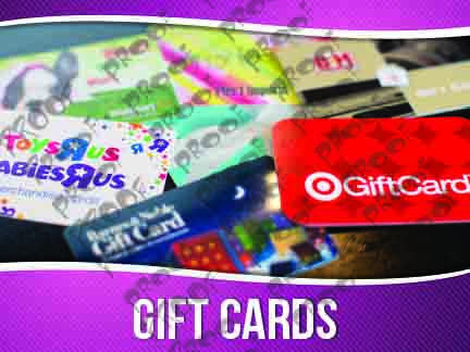 Gift Cards Signage - Horizontal