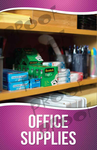 Office Supplies Signage