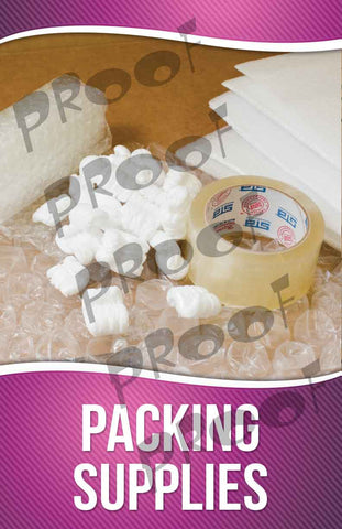 Packing Supplies Signage