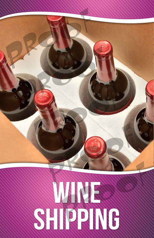 Wine Shipping Services Signage