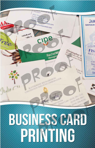 Business Card Printing Signage