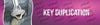 Key Duplication Signage - Horizontal
