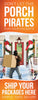 Porch Pirate Holiday Signage